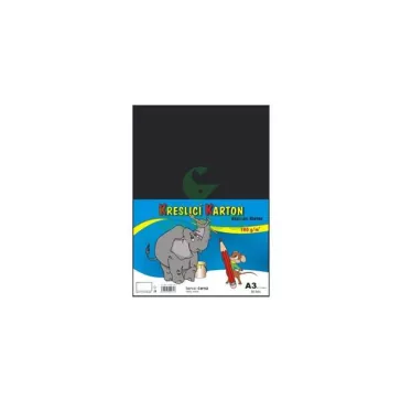 Rajzlap, A3, 180g, 50 lap, STEPA, fekete