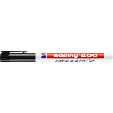 Alkoholos marker, 1 mm, EDDING "400", fekete
