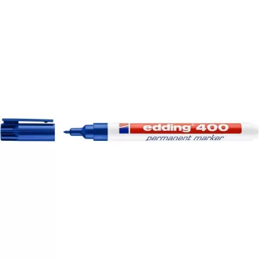 Alkoholos marker, 1 mm, EDDING "400", kék
