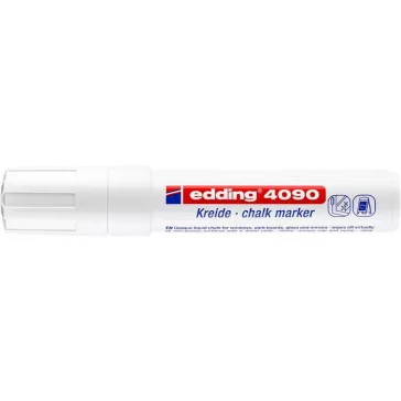   Krétamarker, 4-15 mm, vágott, EDDING "4090", fehér