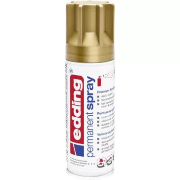   Akrilfesték spray, 200 ml, EDDING "5200", matt arany