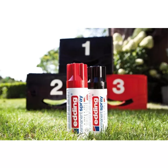 Akrilfesték spray, 200 ml, EDDING "5200", matt piros