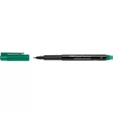   Alkoholos marker, OHP, 0,4 mm, FABER-CASTELL "Multimark 1523", zöld
