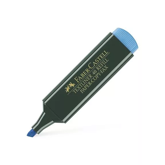 Szövegkiemelő, 1-5 mm, FABER-CASTELL, "Textliner 48", kék