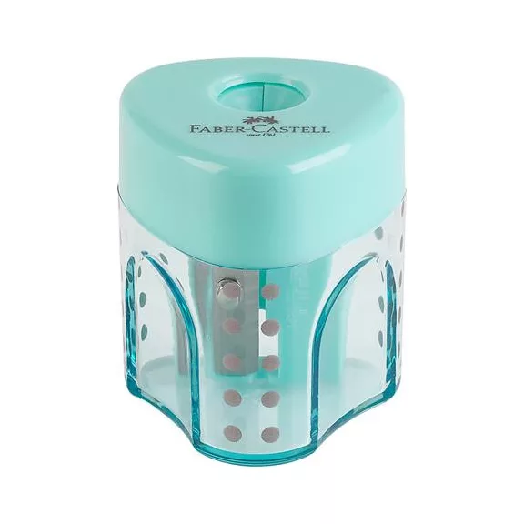 Hegyező display, egylyukú, tartályos FABER-CASTELL "GRIP Auto Mini", vegyes pasztell színek