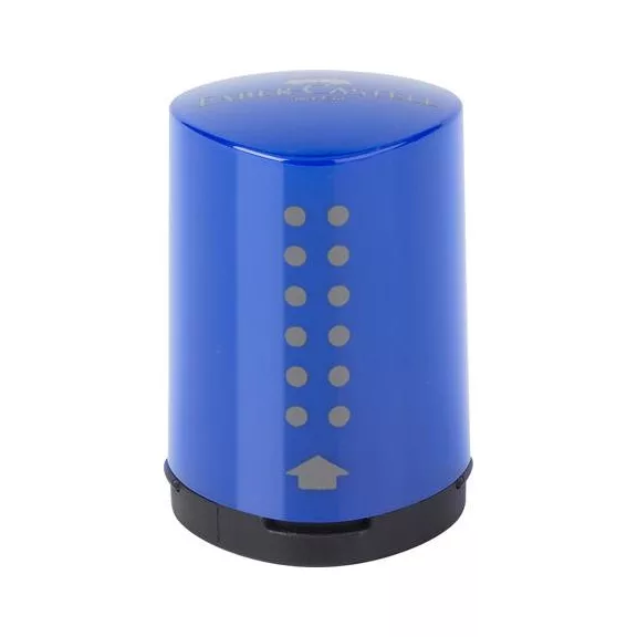 Hegyező, egylyukú, tartályos, FABER-CASTELL, "Grip 2001 mini" vegyes színek