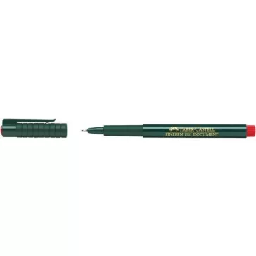   Tűfilc, 0,4 mm, FABER-CASTELL "Finepen 1511", piros
