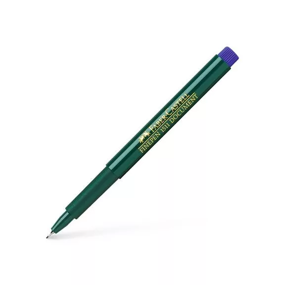Tűfilc, 0,4 mm, FABER-CASTELL "Finepen 1511", kék