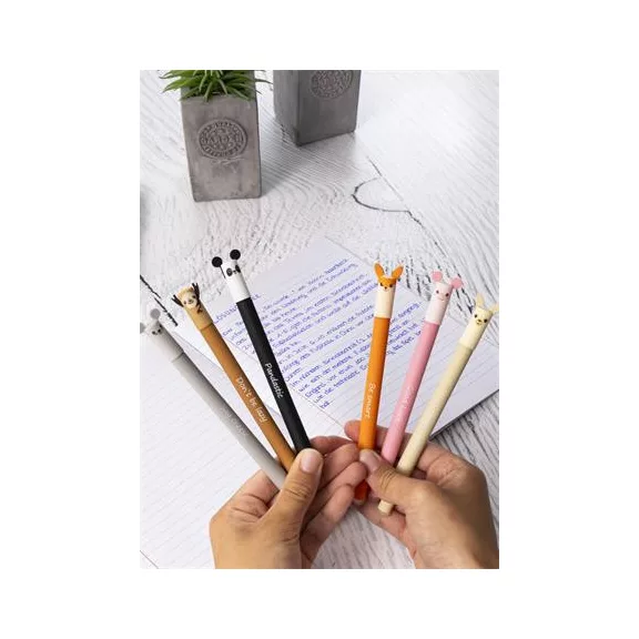 Rollertoll, 0,7 mm, törölhető, EBERHARD FABER "Láma", kék