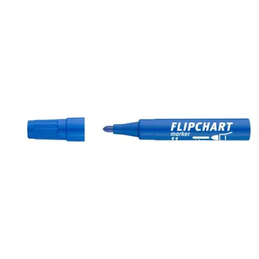   Flipchart marker, 1-3 mm, kúpos, ICO "Artip 11", kék