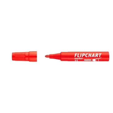   Flipchart marker, 1-3 mm, kúpos, ICO "Artip 11", piros