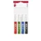 Flipchart marker készlet, 1-3 mm, kúpos, ICO "Artip 11", 4 különböző szín