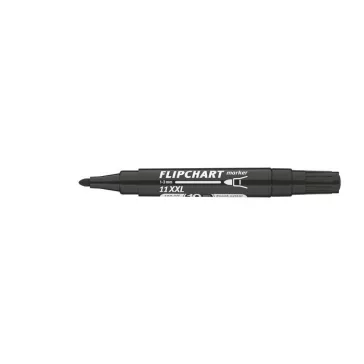   Flipchart marker, 1-3 mm, kúpos, ICO "Artip 11 XXL", fekete