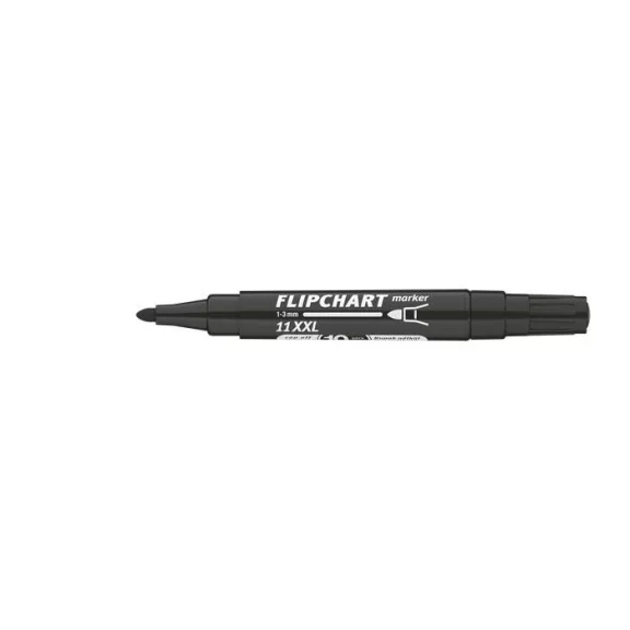 Flipchart marker, 1-3 mm, kúpos, ICO "Artip 11 XXL", fekete