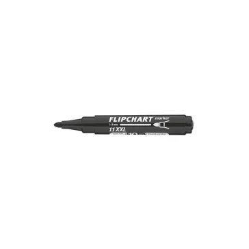   Flipchart marker, 1-3 mm, kúpos, ICO "Artip 11 XXL", fekete