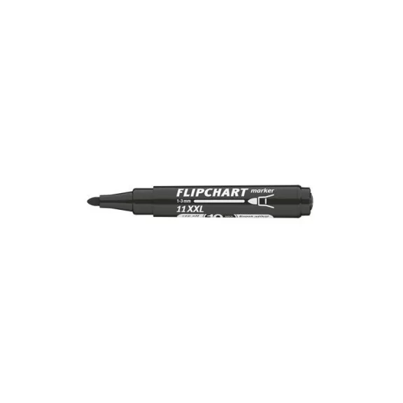 Flipchart marker, 1-3 mm, kúpos, ICO "Artip 11 XXL", fekete