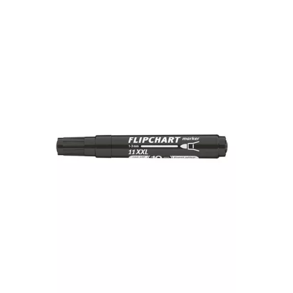 Flipchart marker, 1-3 mm, kúpos, ICO "Artip 11 XXL", fekete