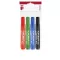 Flipchart marker készlet, 1-3 mm, kúpos, ICO "Artip 11 XXL", 4 különböző szín