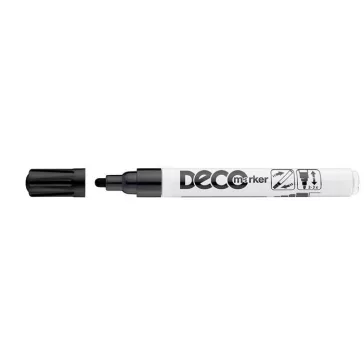 Lakkmarker, 2-4 mm, ICO "Decomarker" fekete