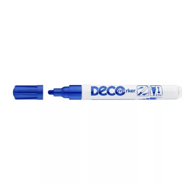 Lakkmarker, 2-4 mm, ICO "Decomarker" kék