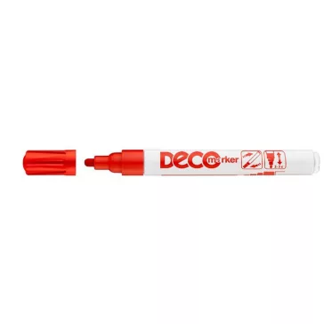 Lakkmarker, 2-4 mm, ICO "Decomarker" piros
