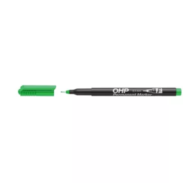 Alkoholos marker, OHP, 0,5 mm, F, ICO, zöld