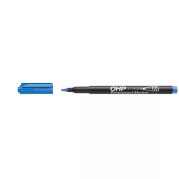 Alkoholos marker, OHP, 1-1,5 mm, M, ICO, kék
