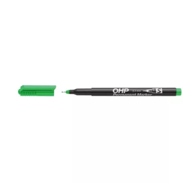 Alkoholos marker, OHP, 0,3 mm, S, ICO, zöld
