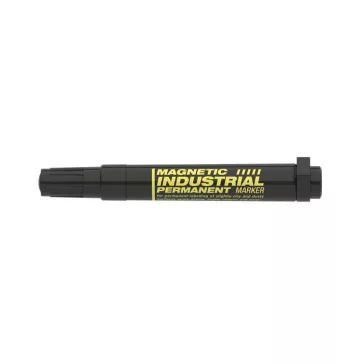   Alkoholos marker, ipari, 1-3 mm, kúpos, mágnessel, ICO "Magnetic industrial permanent 11 XXL", fekete