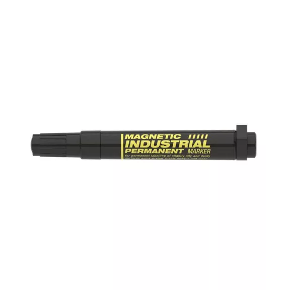 Alkoholos marker, ipari, 1-3 mm, kúpos, mágnessel, ICO "Magnetic industrial permanent 11 XXL", fekete