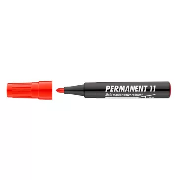   Alkoholos marker, 1-3 mm, kúpos, ICO "Permanent 11", piros