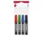 Alkoholos marker készlet, 1-3 mm, kúpos, ICO "Permanent 11", 4 különböző szín