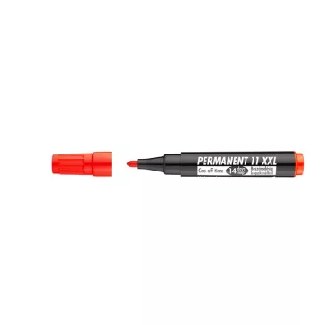   Alkoholos marker, 1-3 mm, kúpos, ICO "Permanent 11 XXL", piros
