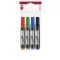 Alkoholos marker készlet, 1-3 mm, kúpos, ICO "Permanent 11 XXL", 4 különböző szín