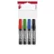Alkoholos marker készlet, 1-4 mm, vágott, ICO "Permanent 12", 4 különböző szín