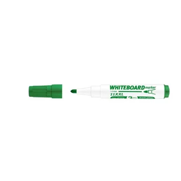   Tábla- és flipchart marker, 1-3 mm, kúpos, ICO "Plan 11 XXL", zöld