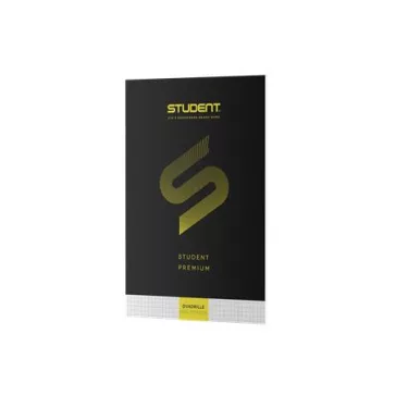   Füzet, tűzött, A4, kockás, 32 lap, ICO "Student Premium", "87-32", fekete