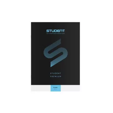   Füzet, tűzött, A4, sima, 32 lap, ICO "Student Premium", "80-32", fekete