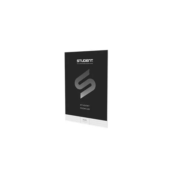 Füzet, tűzött, A4, vonalas, 32 lap, ICO "Student Premium", "81-32", fekete
