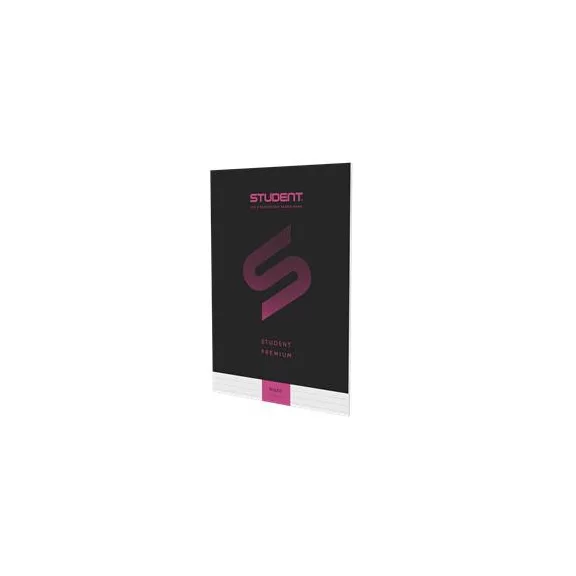 Füzet, tűzött, A4, vonalas, 32 lap, ICO "Student Premium", "81-32", fekete