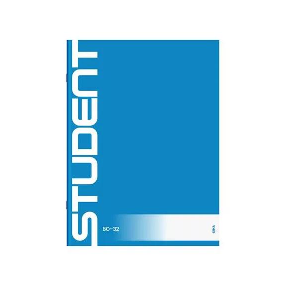 Füzet, tűzött, A4, sima, 32 lap, ICO "Student", "80-32"