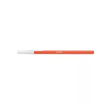   Golyóstoll, 0,7 mm, kupakos, ICO "Signetta", piros
