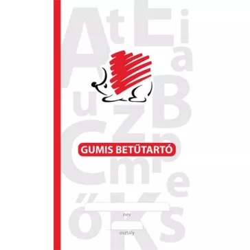Betűtartó, gumis, ICO "Süni"