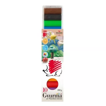 Gyurma, 200 g, ICO "Süni", színes