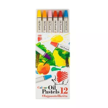   Olajpasztell kréta, ICO "Süni", 12 különböző szín