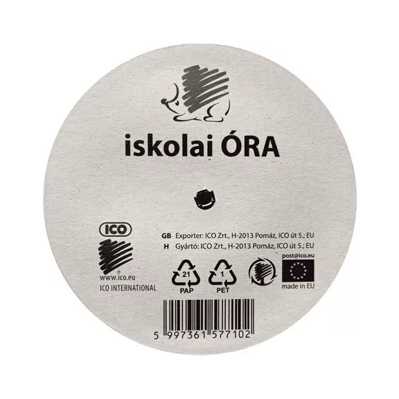 Iskolai óra, műanyag, ICO "Süni"