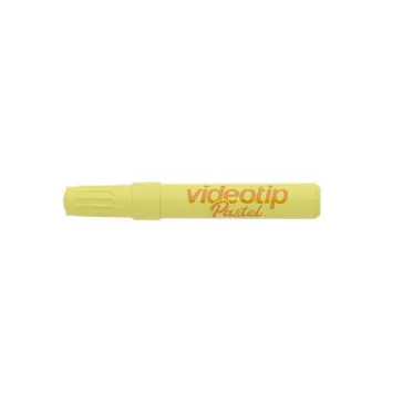   Szövegkiemelő, 1-4 mm, ICO "Videotip", pasztell sárga