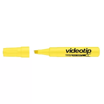 Szövegkiemelő, 1-4 mm, ICO "Videotip", sárga