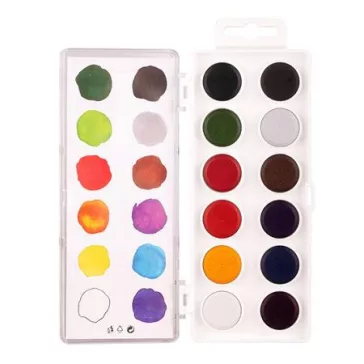   Vízfesték, 12 darabos, 22,5 mm, KOH-I-NOOR "Anilinky Brilliant"