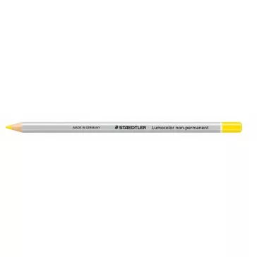   Jelölőceruza, hatszögletű, mindenre író, lemosható (omnichrom), STAEDTLER "Lumocolor 108", sárga